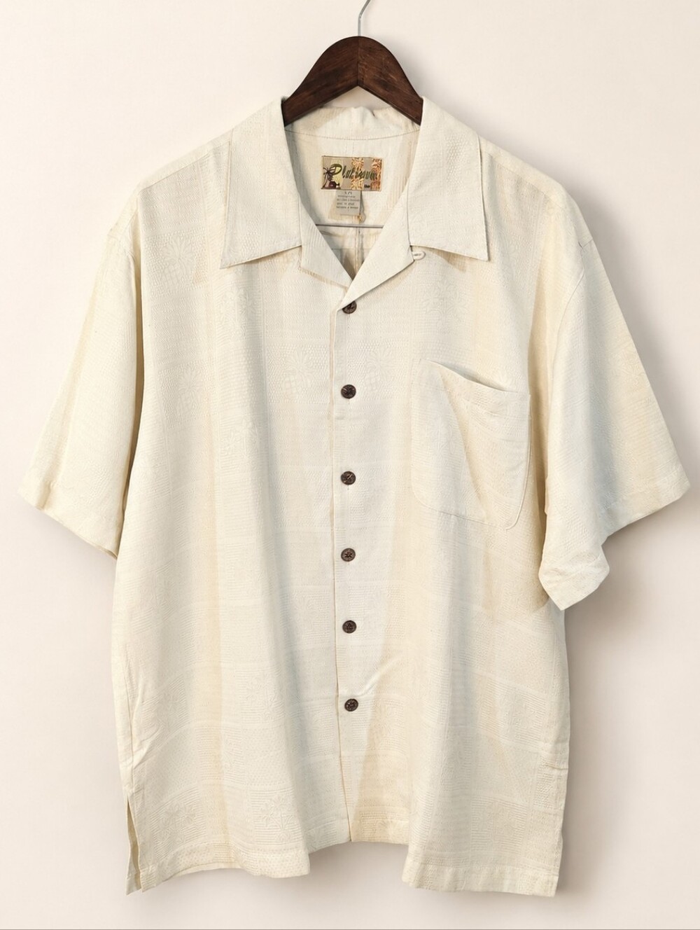 Platinum 100% Silk Shirt – Size L – NWT